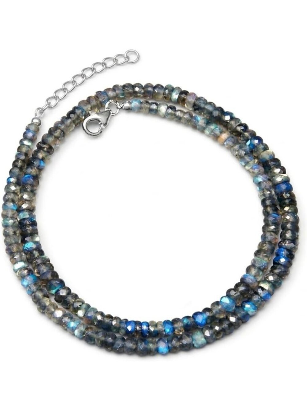 Colorful Rainbow Gemstone Beaded Necklace | Healing Crystal Jewelry Gift for